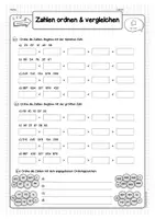 Vorschau - Arbeitsblätter - Große Zahlen – Ordnen & Vergleichen (differenziert) - Seite 2
