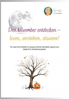 Vorschau - Arbeitsblätter - Den November entdecken – lesen, verstehen, staunen! - Deckblatt
