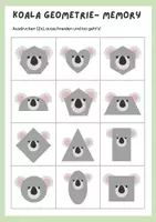 Vorschau - Spiele - Koala Spiel geometrische Formen - Deckblatt