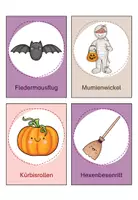 Vorschau - Aufgabenkarten - Bewegungskarten: Happy Halloween - Seite 3