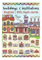 Vorschau - Poster - in town Englisch Bildkarten flash cards - Deckblatt