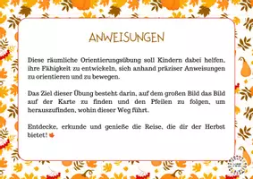 Vorschau - Stationenlernen - Räumliche Orientierung Herbst - Seite 1