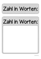 Vorschau - Poster - Zahl des Tages - Tafelmaterial - Große Zahlen - Stellenwerttafel - Seite 2