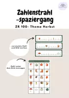 Vorschau - Anderer Materialtyp - Zahlenstrahl-Spaziergang im ZR100 - Deckblatt