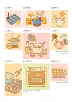 Vorschau - Arbeitsblätter - Klassenarbeit - Vorgangsbeschreibung inkl. Bewertungsbogen - Rezepte - Anleitung - Muffins backen - Deutsch - Seite 2