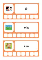 Voorbeeld - woordkaarten VLL kim versie kern start + 1 - Voorblad