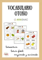 Vista previa - Refuerzo / NEE / Materiales de apoyo - Vocabulario otoño pictogramas - Portada