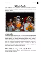 Vorschau - Arbeitsblätter - El Día de los Muertos - Seite 1