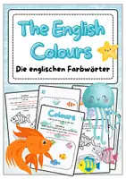 Vorschau - Arbeitsblätter - The English Colours - Die englischen Farbwörter - Englisch Klasse 4-6 - Deckblatt