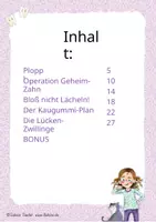 Vorschau - Text - Erstlesebuch: "Wanda Wackelzahn und der Kaugummi-Plan" Bildschirmpräsentation - Seite 3