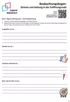 Vorschau - Arbeitsblätter - Bewertungsbogen_Eröffnungsrede_Jugend debattiert - Seite 1