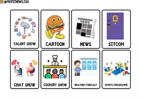 Aperçu - Cartes / Images - Flashcards sur Cinéma & Télévision! Anglais. - Page 3