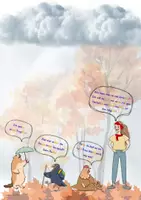 Vorschau - Unterrichtsreihen - Frau Wirbelwind_Herbst_Komplett_Silben - Seite 1