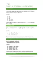 Vista previa - Hojas de trabajo - Cómo analizar palabras fácilmente: guía completa de morfemas y raíz (ESO) - página 2