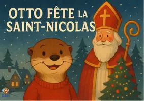 Aperçu - Affichage - Otto fête la Saint Nicolas (Kamishibai à imprimer en PDF). - Page de couverture