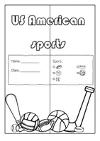 Vorschau - Arbeitsblätter - Englisch-Lapbook: US American sports - Seite 1