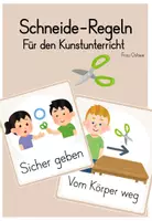 Vorschau - Präsentationen/Tafelbilder - Scherenregeln für den Kunstunterricht - Deckblatt