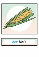 Vorschau - Präsentationen/Tafelbilder - Wortkarten und Bildkarten "Das Gemüse" DaZ / DaF / Deutsch - Seite 2