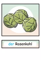 Vorschau - Präsentationen/Tafelbilder - Wortkarten und Bildkarten "Das Gemüse" DaZ / DaF / Deutsch - Seite 3