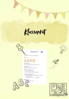 Vorschau - Merkblätter - Klassenrat - Deckblatt
