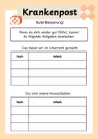 Vorschau - Aufgabenkarten - Krankenpost Waschbärklasse - Seite 2