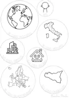 anteprima - Materiale di supporto/inclusione - Io nel mondo - attività per educazione civica e geografia - Pagina 1