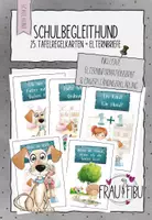 Vorschau - Präsentationen/Tafelbilder - A4 Regelkarten für den Umgang mit einem Schulhund - Deckblatt
