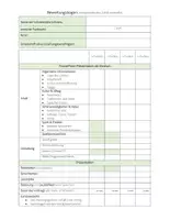 Vorschau - Arbeitsblätter - Bewertungsbogen für eine PPT-Präsentation: ein europäisches Land vorstellen - Deckblatt