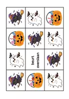 Voorbeeld - knikkermuur/dobbelspel halloween kern 2 - Pagina 1