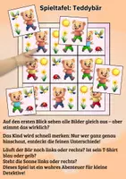 Vorschau - Arbeitsblätter - Fördermaterial Konzentration & Wahrnehmung – finde das richtige Bild auf jeder Legetafel - Seite 1