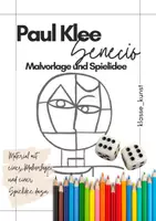 Vorschau - Mal- und Bastelvorlagen - Malvorlage Senecio von Paul Klee + Spielidee - Deckblatt
