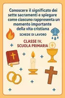 anteprima - Esercizi - Conoscere il significato dei sette sacramenti e spiegare come ciascuno rappresenta un momento importante della vita cristiana - Pagina di copertina