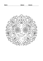 Vorschau - Arbeitsblätter - Mandala-Gemüsegesichter Kreative Ausmalvorlagen zu gesunder Ernährung & Achtsamkeit - Seite 1