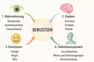 Vorschau - Arbeitsblätter - Arbeitsblätter zum Thema "Bewusstsein" + Lösung & MP3 + Mindmap - Seite 3
