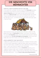 Vorschau - Arbeitsblätter - Die Geschichte von Weihnachten - Sachtext / Lesetext & Arbeitsblätter - Seite 1