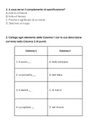 anteprima - Compiti in classe/Test - Il complemento di specificazione nelle frasi: esame - Pagina 2