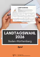 Vorschau - Arbeitsblätter - Sparpaket: Baden-Württemberg Landtagswahl 2026 (Lückentext, Schaubild, Quiz, Brettspiel ...) - Seite 1
