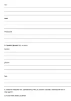 Vista previa - Evaluación - Esercizi di italiano sull'analisi grammaticale - página 2