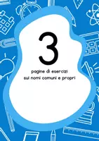 Vista previa - Evaluación - Esercizi di italiano sui nomi comuni e propri - Portada