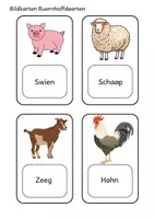 Vorschau - Bildkarten - Plattdeutsch Tiere - Seite 2