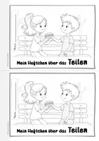 Vorschau - Arbeitsblätter - Miniheft übers Teilen 1./ 2. Klasse Soziales Lernen Sankt Martin #teilenwiesanktmartin - Seite 3