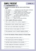 Vista previa - Hojas de trabajo - Present Simple Pack – Grammar, Reading, Writing & Speaking + Posters - página 3