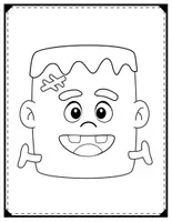 Vorschau - Arbeitsblätter - Kindergarten Halloween Color By Number Worksheets - Seite 2