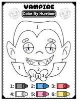 Vorschau - Arbeitsblätter - Kindergarten Halloween Color By Number Worksheets - Seite 3
