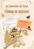 Vorschau - Stundenentwürfe - Wie sich das Leben veränderte - Erfindungen der Jungsteinzeit (Geschichte, Klasse 5/6) - Deckblatt