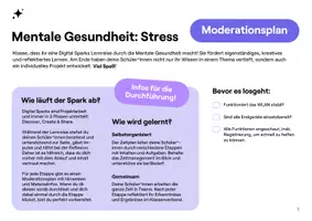 Vorschau - Stundenentwürfe - Digital Sparks "Mentale Gesundheit:Stress" - Lernreise - Seite 3