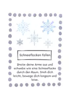 Vorschau - Stationenlernen - Bewegungskarten für den Morgenkreis "Winter" - Seite 3