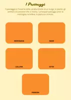 anteprima - Materiale di supporto/inclusione - I Paesaggi - Pagina 1