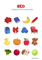 anteprima - Esercizi - I SPY- Cerca qualcosa di colore blu o rosso o giallo - Pagina 2