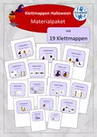 Vorschau - Arbeitsblätter - Klettmappen (TEACCH-Mappen) zum Thema Halloween - Deckblatt
